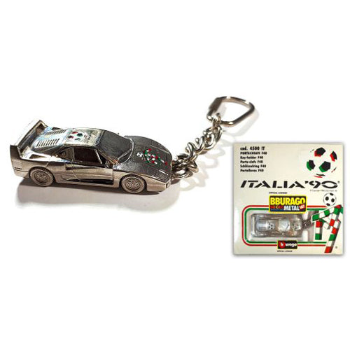 Italia 90 Metalen Auto Sleutelhanger (5cm) Bburago (Opruiming)