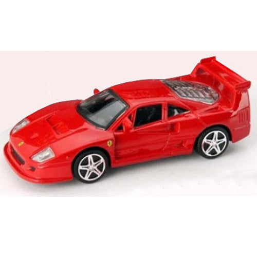 Ferrari F40 1:43 Maisto Supercar (rood) (11 cm) (Opruiming)