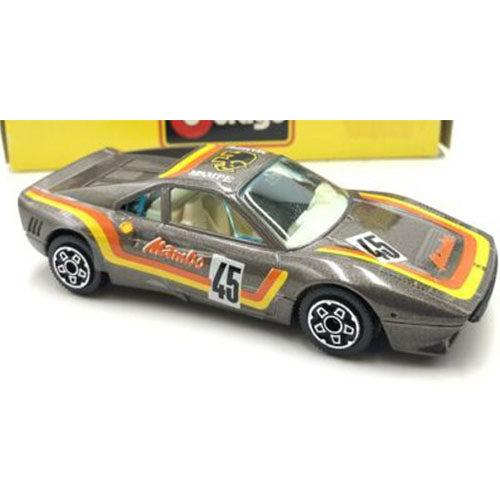 Ferrari GTO 1984 (Grijs) (10cm) 1/43 Bburago (Opruiming)