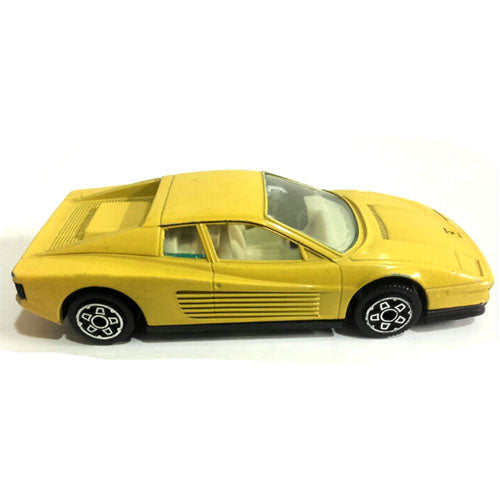 Ferrari Testarossa (Geel) 1/43 Bburago (Opruiming)