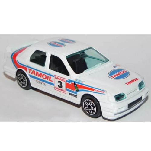 Ford Sierra Rally – Bburago 1:43 (wit) (11 cm) (Opruiming)