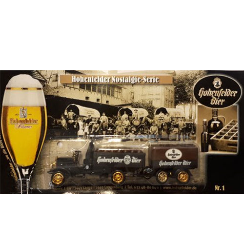 Vrachtauto Hohenfelder Bier met trailer – 1:87