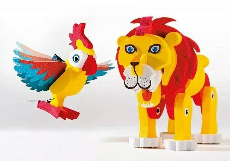 Clementoni – Creatief Speelgoed 3D Puzzel – Spongy Animals