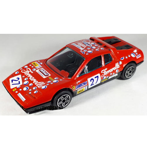 Ferrari 512 BB Ferrarelle (Rood) (10cm)1:43 Bburago (Opruiming)