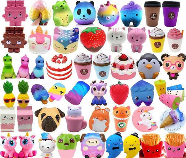 Pop It Fidget Toy Hart (Aqua) + 1 Willekeurige Sweet Squishy + Hartjes Sticker!