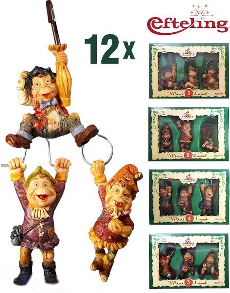 Efteling Volk van Laaf – Set van 12 Figuren (6 cm)