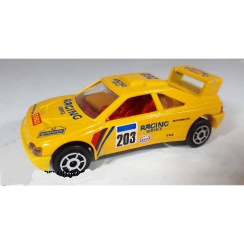 Peugeot 405 T16 Esso (Geel) (7cm) 1:60 Majorette (Opruiming)