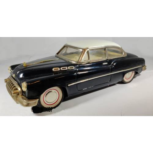Voiture Standard Sedan (Zwart) (28cm) Vintage blik