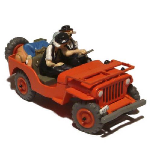 Hergé – Les Voitures de Tintin – Jeep Rouge 1/24
