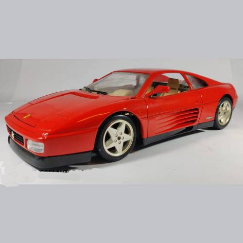 Ferrari 348TB 1989 (23cm) (Rood) 1:18 Bburago (Opruiming)