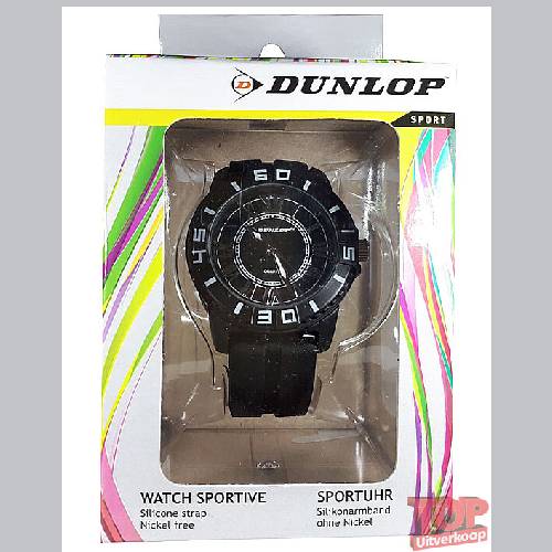 Dunlop Sport Quartz Horloge Diver (Zwart)