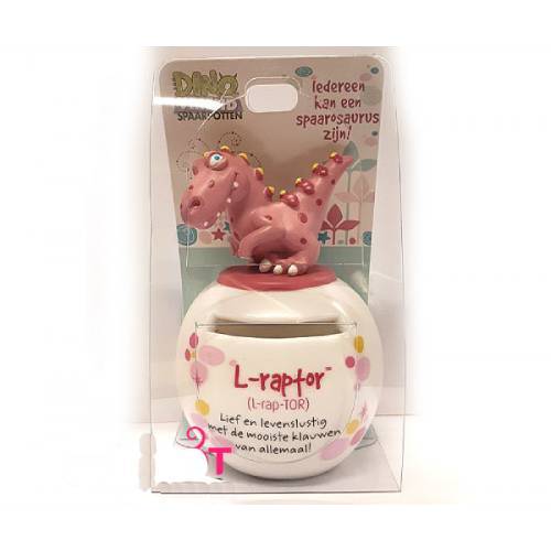 L-raptor Dino Vriend spaarpot