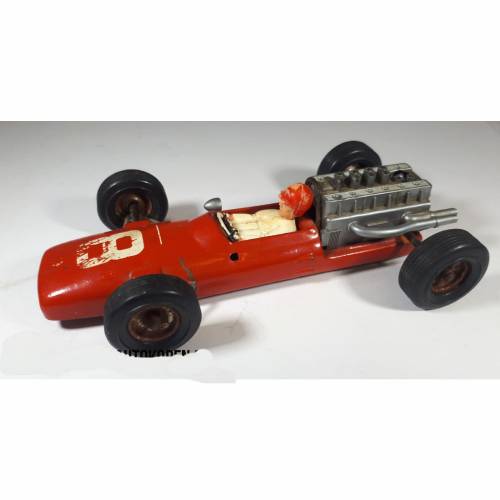 Racewagen met coureur No. 8 (Rood) (13cm) 1:32 KO (Opruiming)