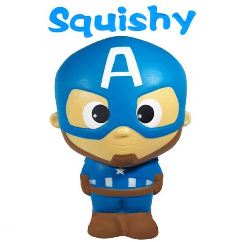 Squishy Figuurtje Marvel Captain America 15 cm