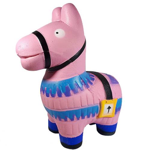 Squishy Figuurtje – Fortnite Lama Roze 15 cm