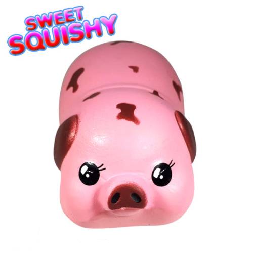 Sweet Squishy Figuurtje Roze Varkentje 10 cm