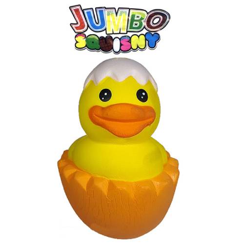 JUMBO Squishy Geel Eendje 15 cm