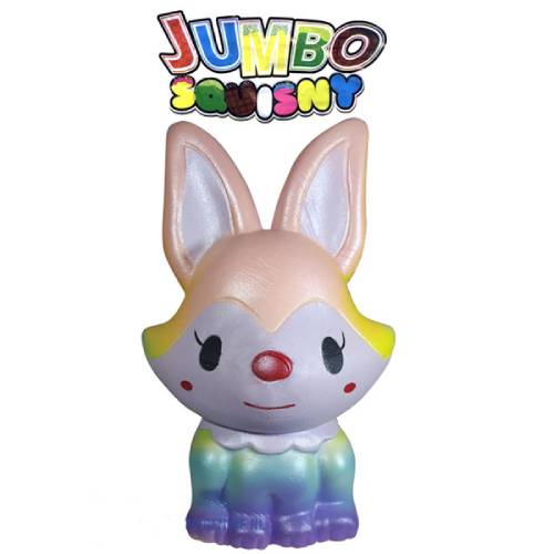 JUMBO Squishy Rainbow Fox 15 cm