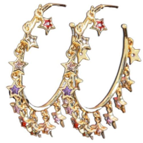Ella Star Hoops Oorbel