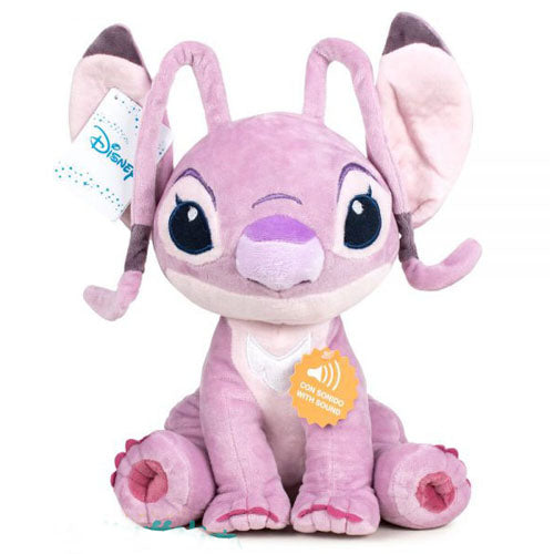 Angel – Disney Lilo & Stitch Roze Pluche Knuffel (35 cm) (Opruiming)