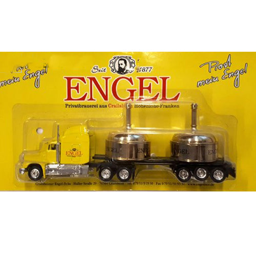 Vrachtauto Engel (geel) met trailer – 1:87