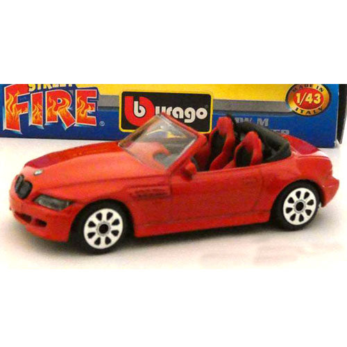 BMW M Roadster (Rood) 1/43 Street Fire Bburago (Opruiming)