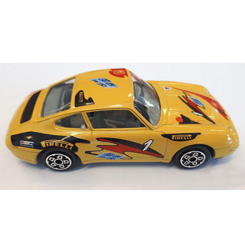 Porsche 911 Carrera (Geel) – Bburago 1:43 (11 cm) (Opruiming)