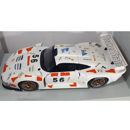 Porsche 911 GT 1 Racing (Wit) (24 cm) 1/18 UT models (Opruiming)