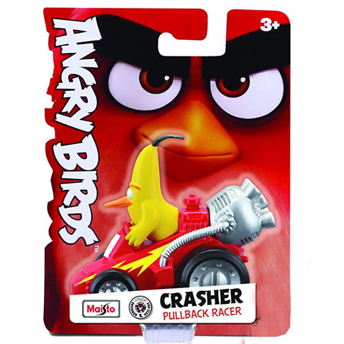 Angry Birds Crashers Pullback racers (Geel) (6cm) Maisto