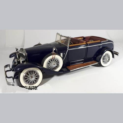 1926 Mercedes-Benz Model K (Donkerblauw) 1:24 Franklin Mint (Opruiming)