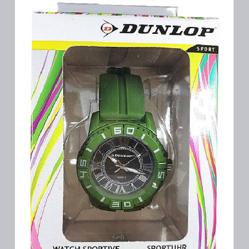 Dunlop Sport Quartz Horloge Diver (Groen/zilver)