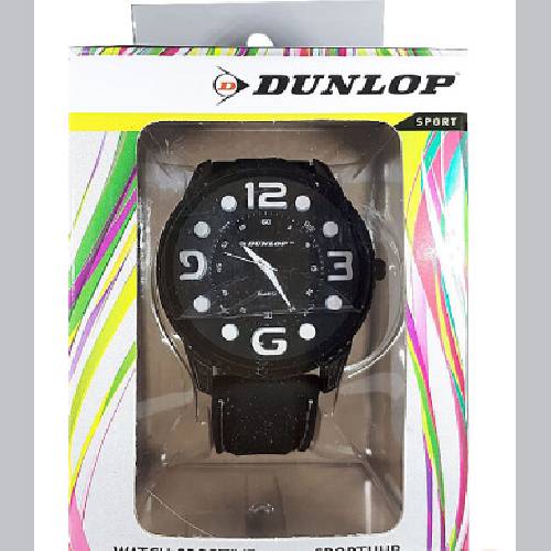 Dunlop Sport Quartz Horloge Tennis (Zwart/wit)