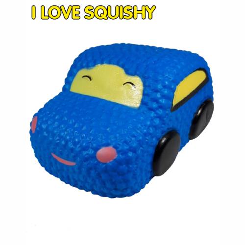 I Love Squishy Figuurtje – Blauwe Auto 15 cm