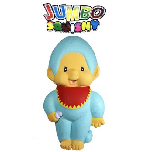 JUMBO Squishy Blue Monkey 15 cm