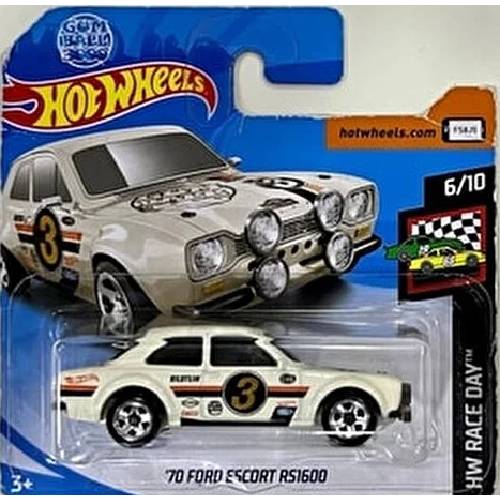 70 Ford Escort RS1600 (Wit) – Hot Wheels 1:64