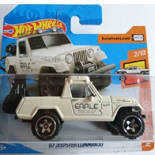 67 Jeepster Commando (Wit) – Hot Wheels 1:64